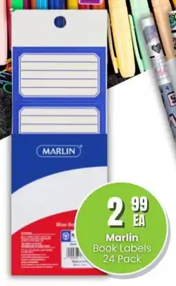 Super Save Marlin Book Labels offer
