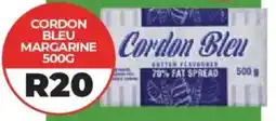 1UP Cordon bleu margarine offer