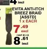 Arrow Cash And Carry Evita Anti-Itch Breez Braid Asstd offer