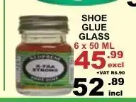 Arrow Cash And Carry Shoe Glue Glass 6x50ml offer