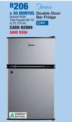 OK Furniture Midea Double-Door Bar Fridge offer