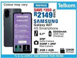 OK Furniture Samsung Galaxy A07 offer