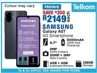 OK Furniture Samsung Galaxy A07 offer