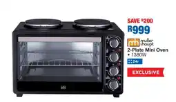 OK Furniture muller haupt 2-Plate Mini Oven offer