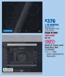 OK Furniture Defy Built-In Oven and Hob Box Set offer