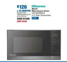 OK Furniture Hisense Black Microwave Oven H37MOBS5X offer