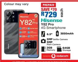 OK Furniture Hisense Y82 Pro 4G Smartphone offer