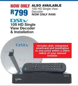OK Furniture DStv 10S HD Single View Decoder & Installation offer