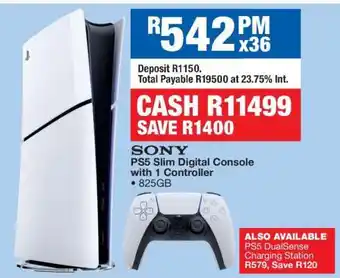 SONY PS5 Slim Digital Console with 1 Controller