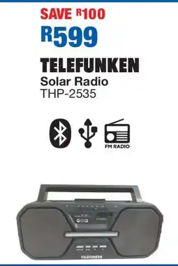 OK Furniture TELEFUNKEN Solar Radio THP-2535 offer