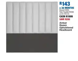 OK Furniture Amber Queen Upholstered Headboard offer