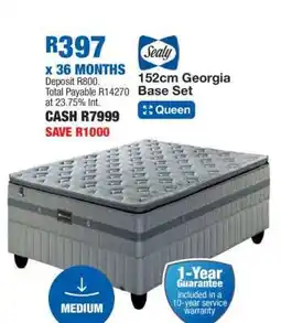 OK Furniture 152cm Georgia Base Set offer
