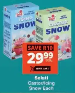 Checkers Selati Castor/ Icing Snow offer