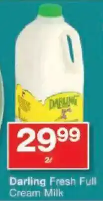 Checkers Darling Fresh Full Cream Milk offer