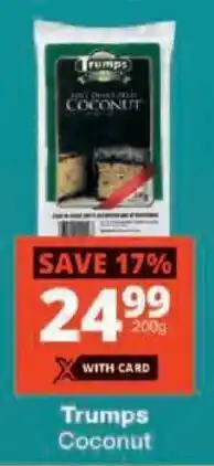 Checkers Trumps Coconut offer