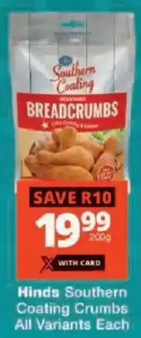 Checkers Hinds Southern Coating Crumbs All Variants offer