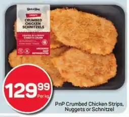 Pick n Pay PnP Crumbed Chicken Strips, Nuggets or Schnitzel offer