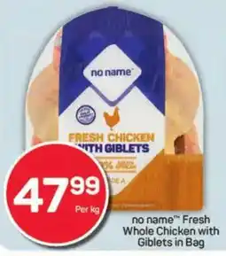 Pick n Pay no name Fresh Whole Chicken with Giblets in Bag offer