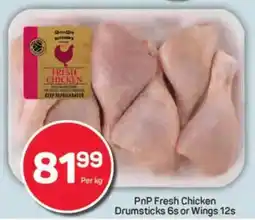 Pick n Pay PnP Fresh Chicken Drumsticks or Wings offer