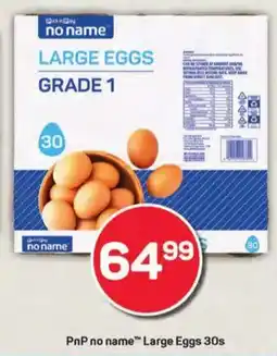Pick n Pay PnP no name Large Eggs offer