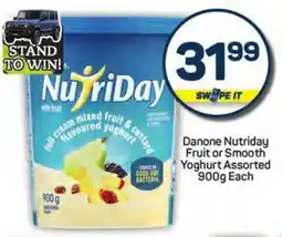 Pick n Pay Danone Nutriday Fruit or Smooth Yoghurt Assorted offer