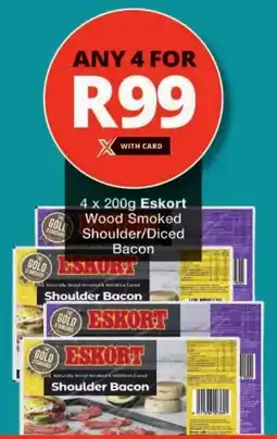 Checkers Eskort Wood Smoked Shoulder/ Diced Bacon offer