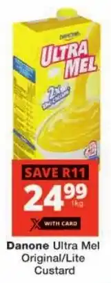 Checkers Danone Ultra Mel Original/ Lite Custard offer