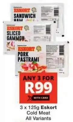 Checkers Eskort Cold Meat All Variants offer