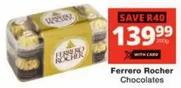 Checkers Ferrero Rocher Chocolates offer