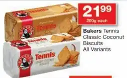 Checkers Bakers Tennis Classic Coconut Biscuits offer