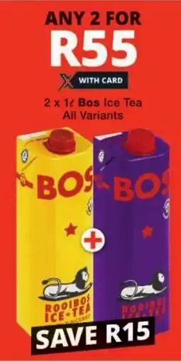 Checkers Bos Ice Tea All Variants offer