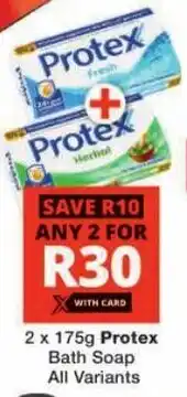 Checkers Protex Bath Soap All Variants offer