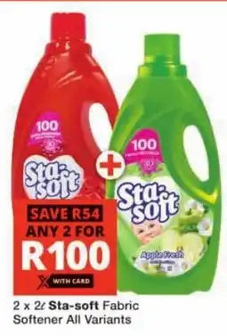 Checkers Sta-soft Fabric Softener All Variants offer
