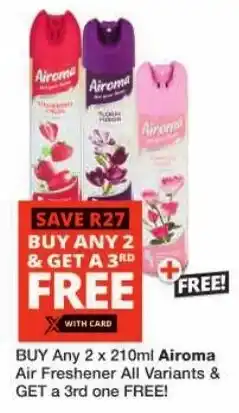 Checkers Airoma Air Freshener All Variants offer