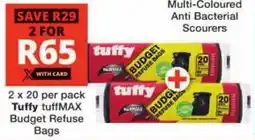 Checkers Tuffy tuffMAX Budget Refuse Bags offer