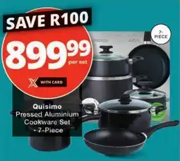 Checkers Quisimo Pressed Aluminium Cookware Set offer