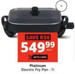 Checkers Platinum Electric Fry Pan offer