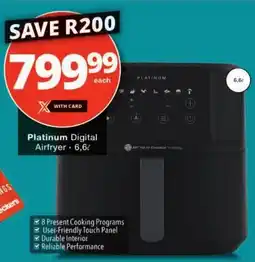 Checkers Platinum Digital Airfryer offer