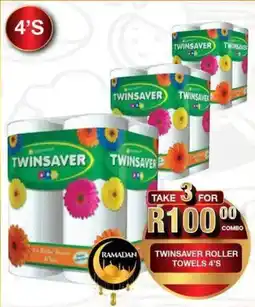 Take 'n Pay Twinsaver roller towels offer
