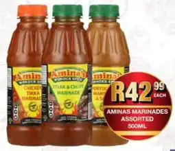 Take 'n Pay Aminas marinades assorted offer