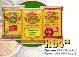 Take 'n Pay Osmans Chilli Powder/ Tumeric/ A1 Mix Masala offer