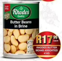 Take 'n Pay Rhodes Butter Beans in Brine offer
