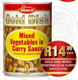 Take 'n Pay Gold dish mixed vegetables in curry sauce offer