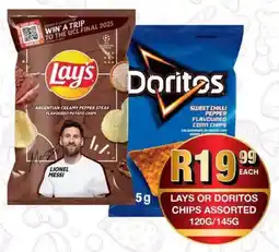 Take 'n Pay Lays or doritos chips assorted offer