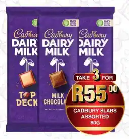 Take 'n Pay Cadbury slabs assorted offer