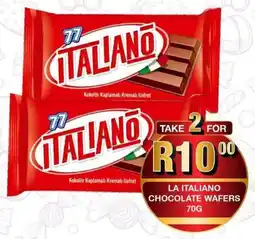 Take 'n Pay La italiano chocolate wafers offer