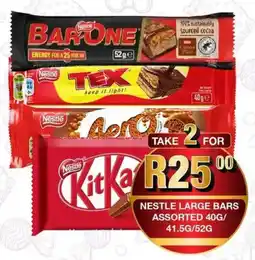 Take 'n Pay Nestle large bars assorted offer