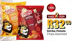 Take 'n Pay Simba Potato Chips Assorted offer