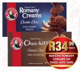 Take 'n Pay Bakers romany creams or choc-kits offer