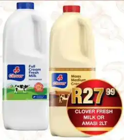 Take 'n Pay Clover fresh milk or amasi offer
